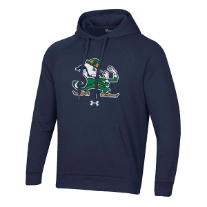 Notre Dame Fighting Irish Under Armour Hoodie Large Navy