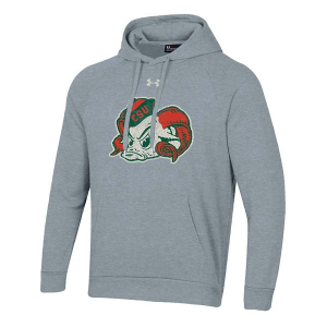Colorado State Rams Under Armour Hoodie Small Heather Grey
