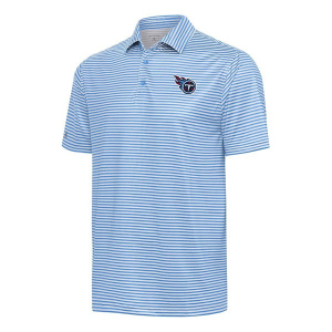 Tennessee Titans Antigua Skills Polo Small Columbia Blue/White
