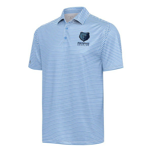 Memphis Grizzlies Skills Antigua Polo Small Columbia Blue/White