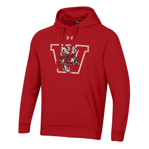 Wisconsin Badgers Under Armour Hoodie Large Flawless