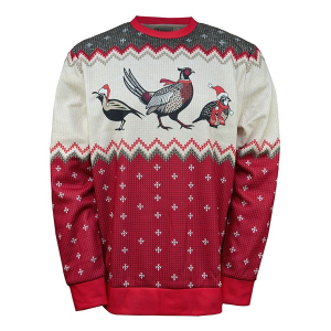 Adult Artisans Pheasants Forever & Quail Forever Holiday Sweater