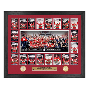 Highland Mint Florida Panthers 2025 Stanley Cup Champions Memorable Moments Bronze Coin Photo Mint