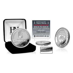 Highland Mint Florida Panthers 2025 Stanley Cup Champions 1oz .999 Fine Silver Coin