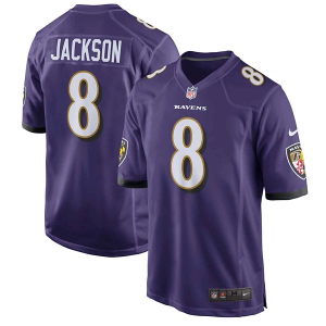 Baltimore Ravens Lamar Jackson #8 Nike Game Jersey Small Purple