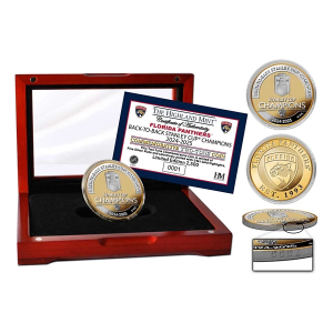Highland Mint Florida Panthers 2025 Stanley Cup Champions 2-Tone Coin