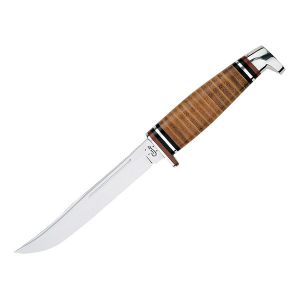 Case Leather 5" Utility Hunter Knife