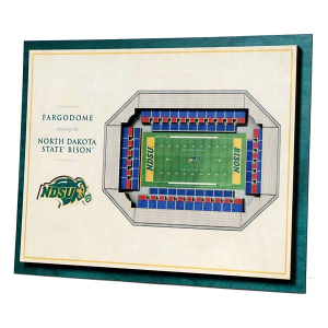 You The Fan North Dakota State Bison Stadium View Sign