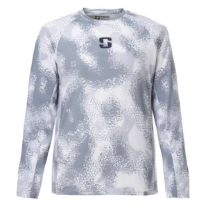 Men's Striker Wavebreak Long Sleeve T-Shirt 2XLarge Whitewash