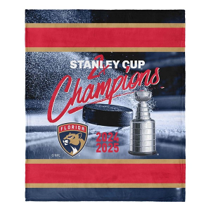 TheNorthwest Florida Panthers 2x Stanley Cup Champions Silk Touch Throw Blanket