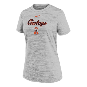 Oklahoma State Cowboys Nike Women's Sideline Velocity T-Shirt Large Photon