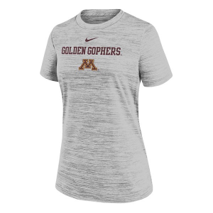 Minnesota Golden Gophers Nike Women's Sideline Velocity T-Shirt XSmall Photon