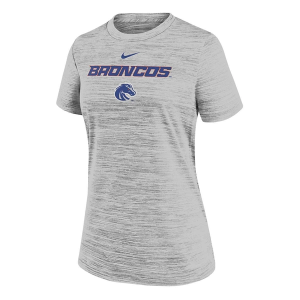 Boise State Broncos Nike Women's Sideline Velocity T-Shirt XLarge Photon
