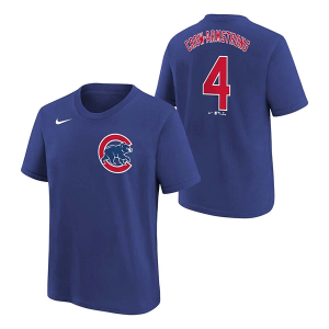 Kids' Chicago Cubs Pete Crow-Armstrong #4 Name & Number T-Shirt Large Royal