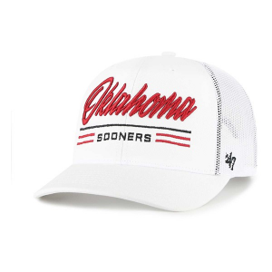 Oklahoma Sooners 47 Brand Garner Kids' Snapback Hat One Size White