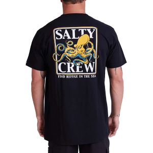 Men's Salty Crew Ink Slinger Octopus Standard T-Shirt XLarge Black