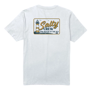 Men's Salty Crew Ashore T-Shirt Medium White