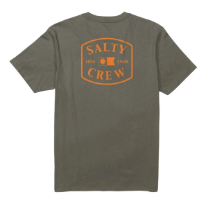 Men's Salty Crew Capitals T-Shirt XLarge Dusty Olive