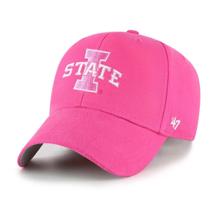 Iowa State Cyclones 47 Brand Girls' Basic MVP Kids' Adjustable Hat One Size Pink
