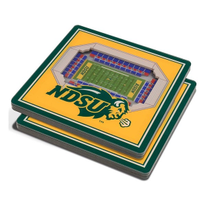 You The Fan North Dakota State Bison Stadium View Coaster