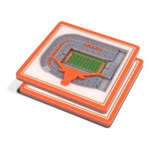 You The Fan/Sportula Texas Longhorns 3D Coaster Set