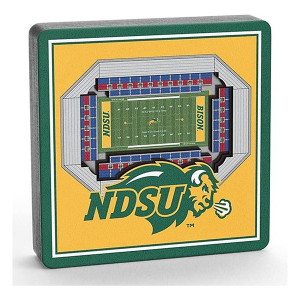 North Dakota State Bison 3D Stadium View Ornament