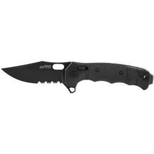 SOG Seal XR 3.9" Clip Point Combo Blade