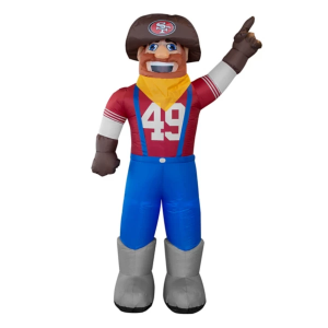 Logo Brands San Francisco 49ers Inflatable Mascot