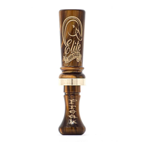 Elite Duck Calls Freak Single Reed Duck Call Brown Pearl
