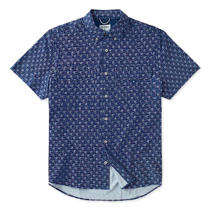 Men's Chubbies UPF Button Up Shirt Large The Lone Star