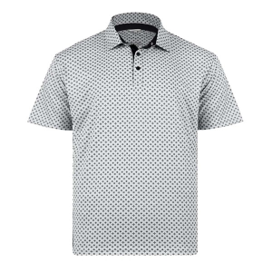 Men's Swannies Hazelwood Polo XLarge Glacier/Black