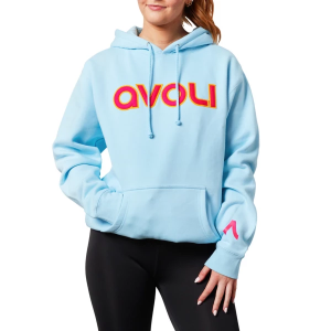 Women's Avoli Applique Hoodie Small Blue
