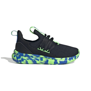 Kids' adidas Lite Racer Adapt 7.0 Running Shoes Little 1 Regular Black/Lime