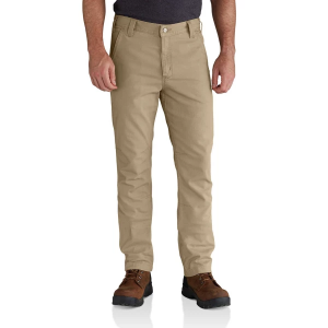 Men's Carhartt Rugged Flex 5-Pocket Tapered Slim Fit Canvas Cargo Pants 31 Dark Khaki