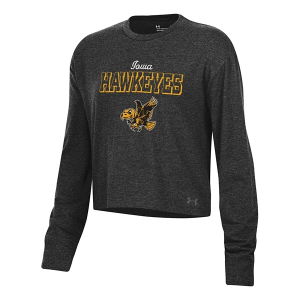 Iowa Hawkeyes Under Armour Women's All Day T-Shirt XLarge Black