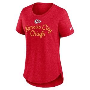 Women's Kansas City Chiefs Nike Tri Fashion T-Shirt XLarge Red