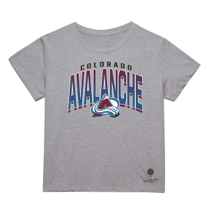 Colorado Avalanche Mitchell and Ness Goal Scorer T-Shirt Large Grey Heather