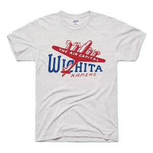 Charlie Hustle Air Capitol T-Shirt XLarge Ash Grey Heather