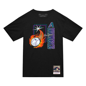 Arizona Diamondbacks Fireball T-Shirt Medium Black
