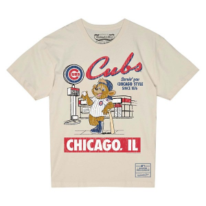 Chicago Cubs Deli T-Shirt Large Cream