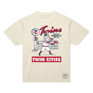 Minnesota Twins Deli T-Shirt 2XLarge Cream