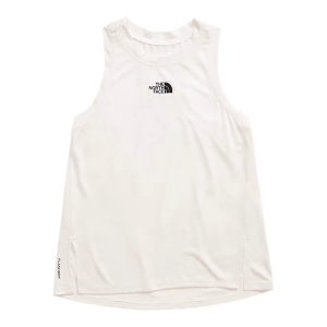 Girls' The North Face Never Stop Crew Neck Tank Top Big Kids Large White Dune
