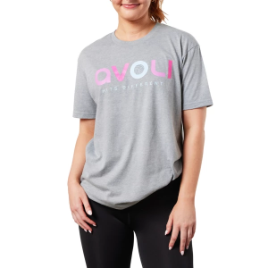 Women's Avoli Sugar Plum Ombre T-Shirt Medium Grey Heather