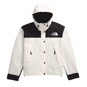 Women's The North Face DryVent Mono Mountain Jacket Medium White Dune/TNF Black