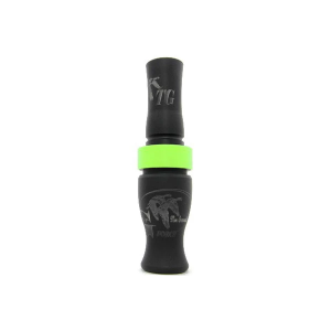 Tim Grounds G FORCE Flat Black w/ Lime Band Goose Call Lime