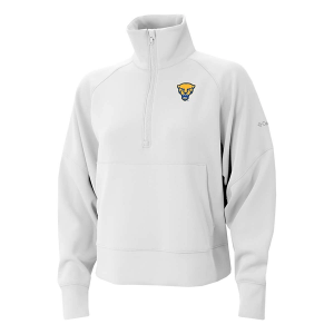 Pittsburgh Panthers Columbia Women's Wickhams Hills Alternate Logo 1/4 Zip Small White