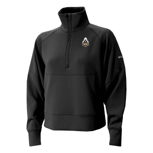 Purdue Boilermakers Columbia Women's Wickhams Hills Alternate Logo 1/4 Zip XLarge Black