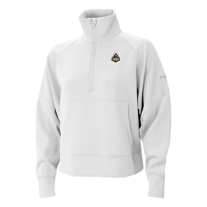 Purdue Boilermakers Columbia Women's Wickhams Hills Alternate Logo 1/4 Zip Small White
