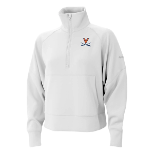 Virginia Cavaliers Columbia Women's Wickhams Hills 1/4 Zip Large White