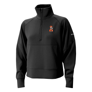 Oklahoma State Cowboys Columbia Women's Wickhams Hills Pistol Pete 1/4 Zip XLarge Black